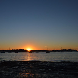 pcsunsetphotography newzealand sunset beach boats