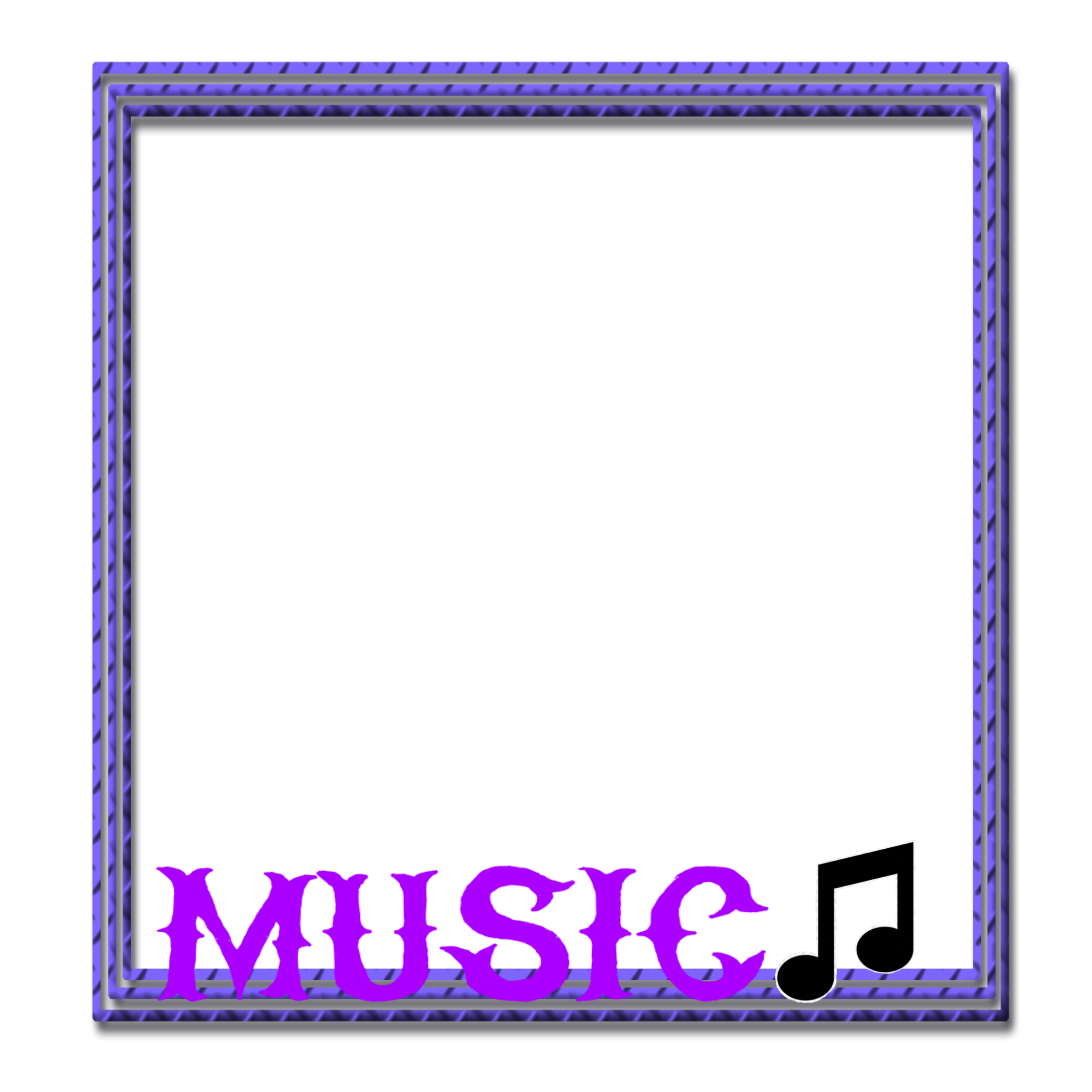 mq purple note music frames sticker by qoutesforlife