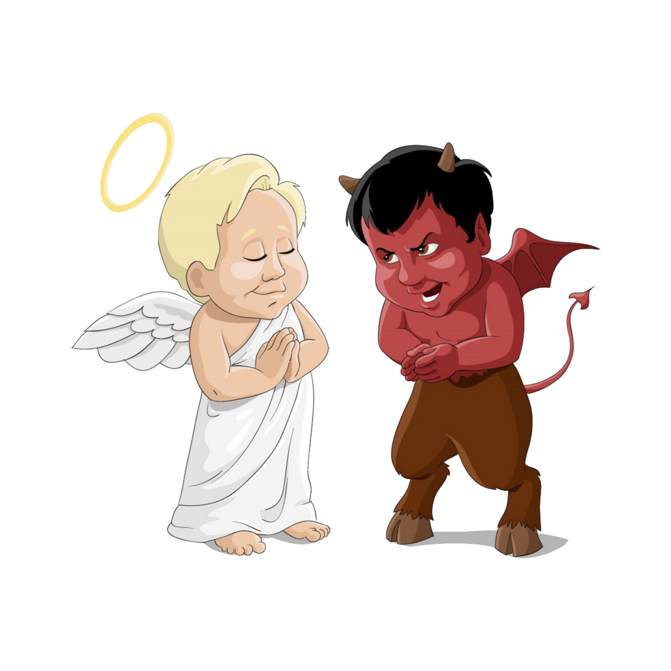 mq devil angel good bad freetoedit sticker by @qoutesforlife