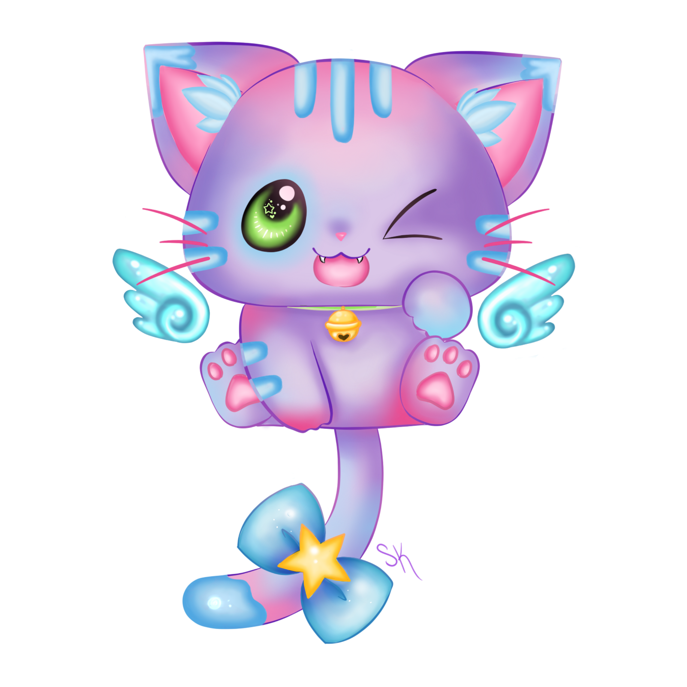 mq-cat-star-purple-cats-freetoedit-sticker-by-qoutesforlife