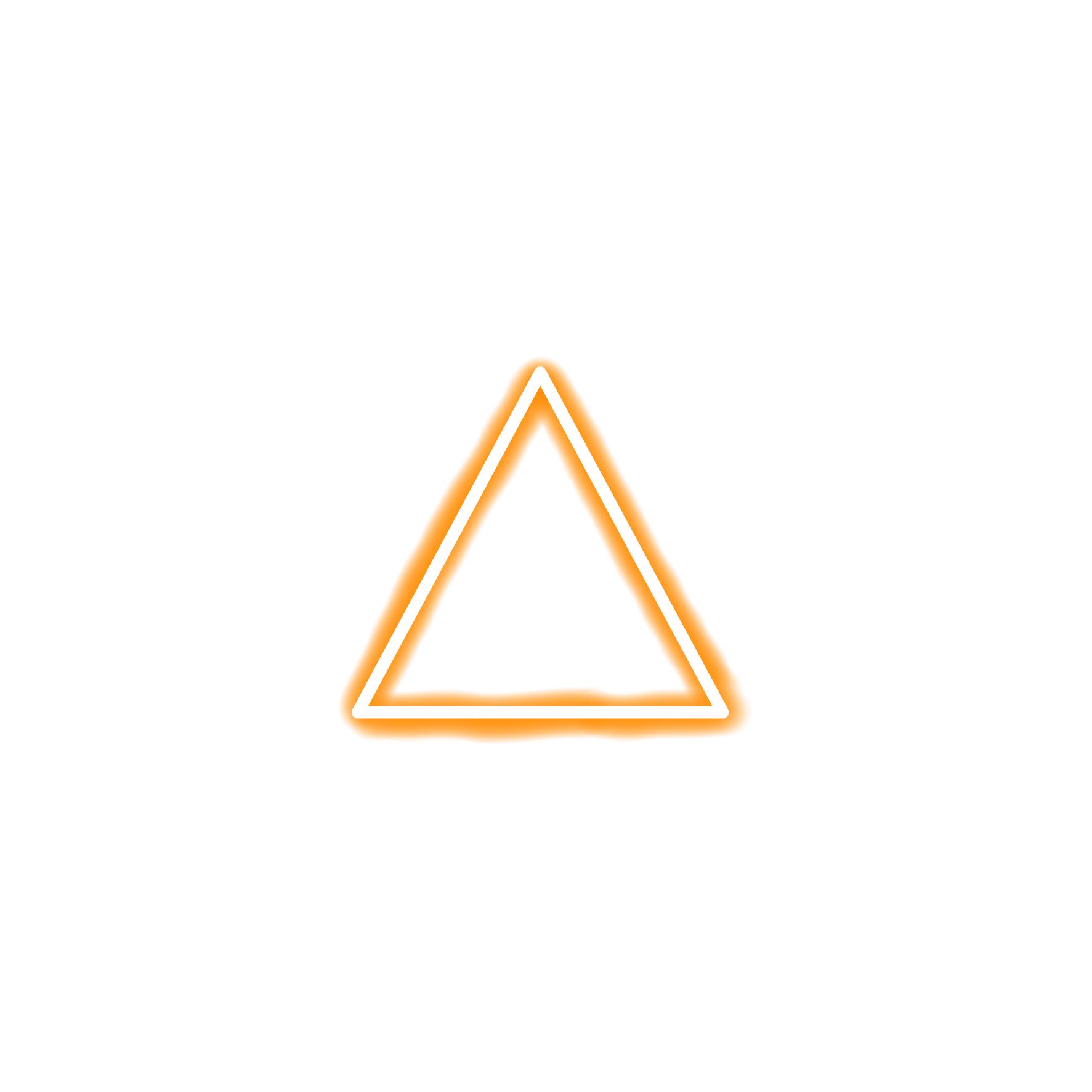orange triangle freetoedit sticker by melaromero25