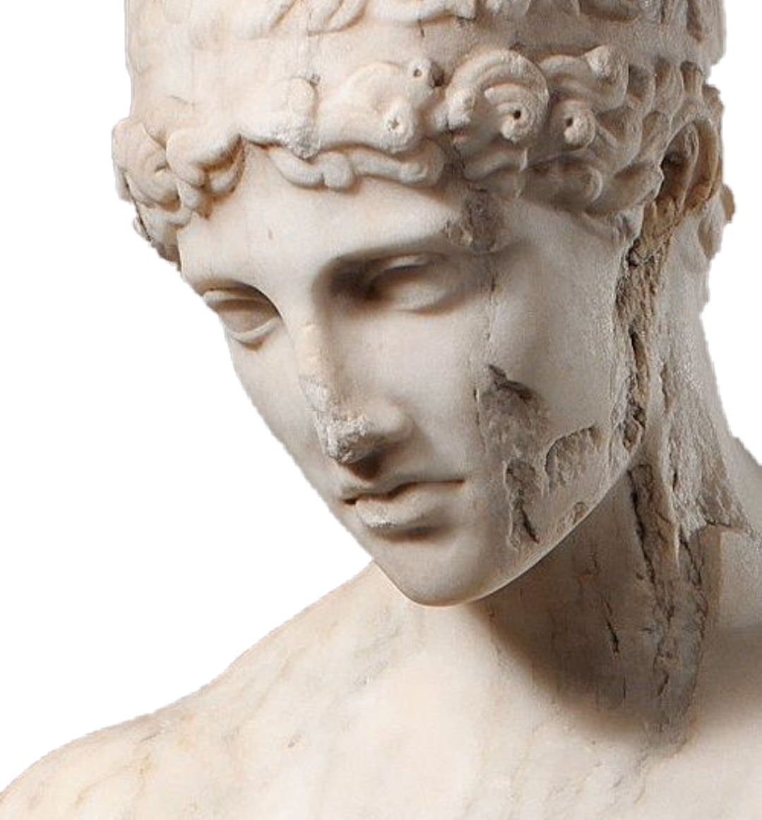 greek statue broken vaporwave art sticker by @j6h6n6y