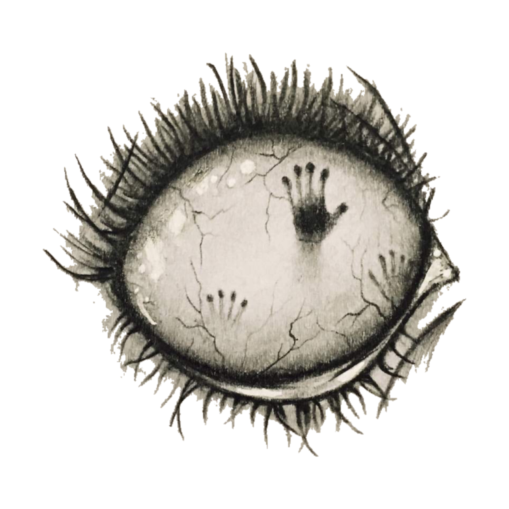 Eye Zombie Ghost Sticker By Candy Stewart