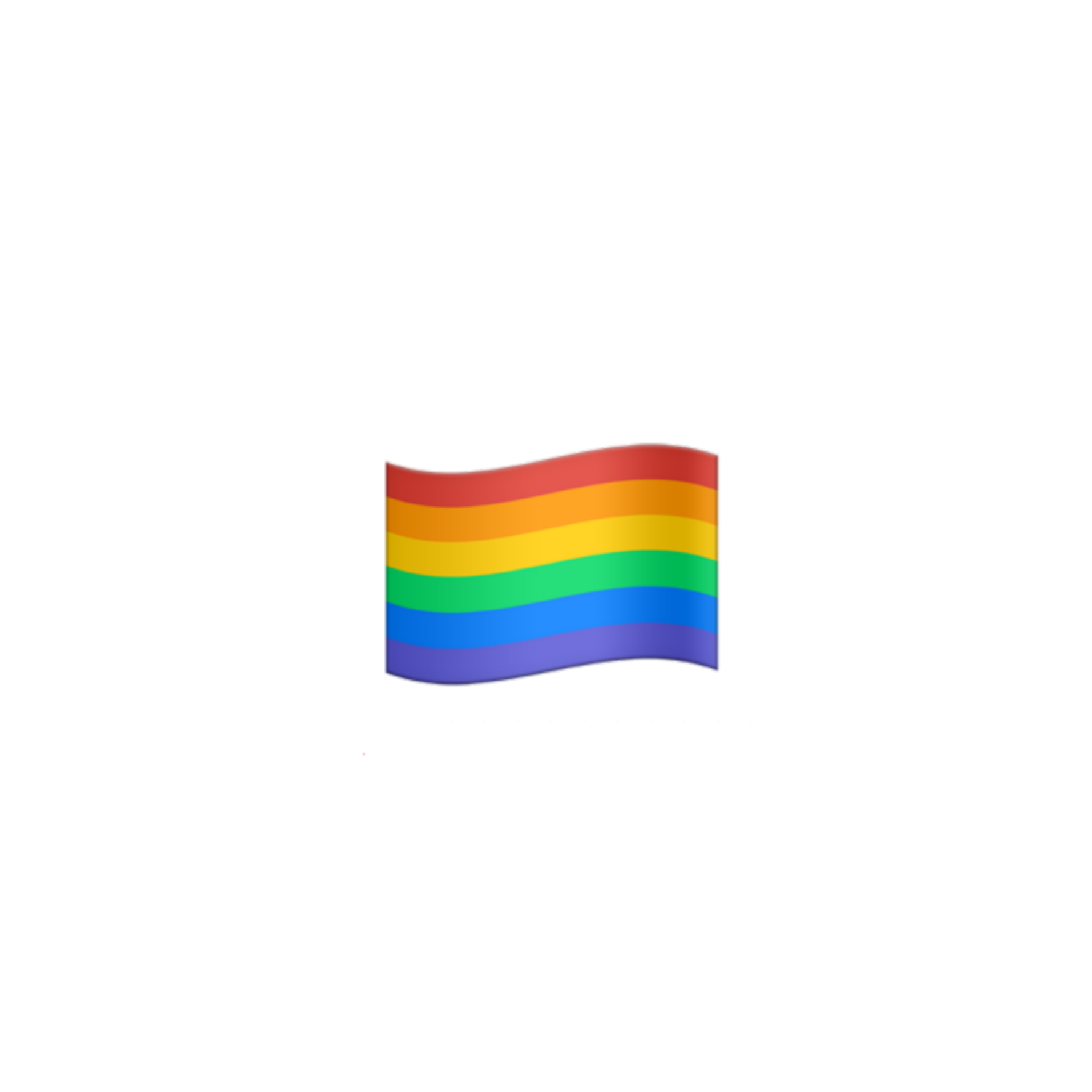 xd out gay pride flag emoji