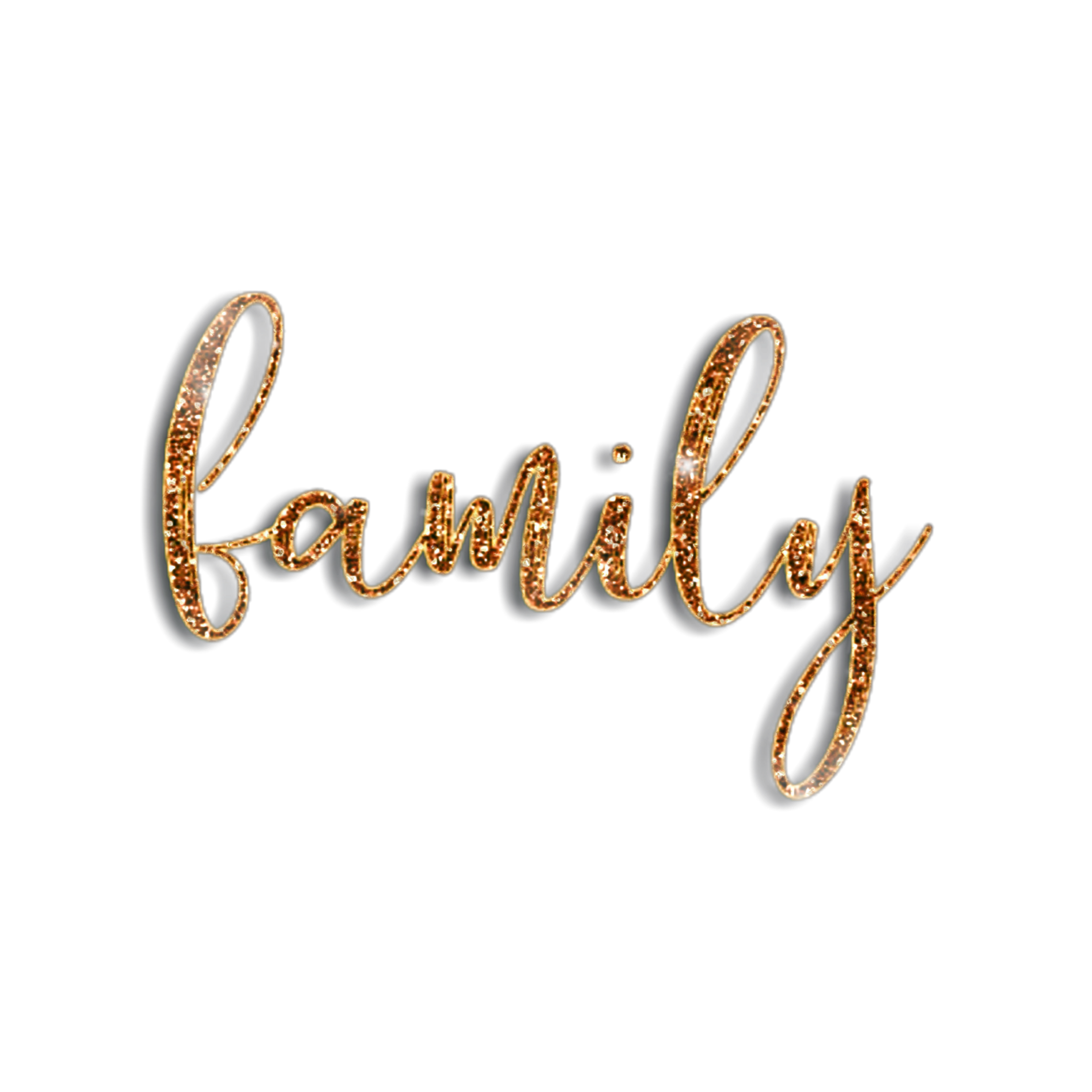 family-words-sayings-quotes-golden-sticker-by-jessicaknable