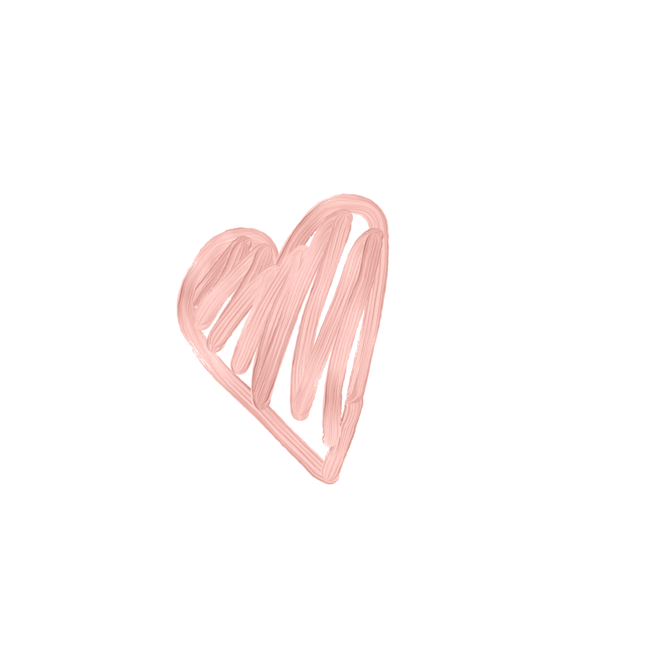 стикер сердце сердечки мазок тамблер sticker by @ks2004.
