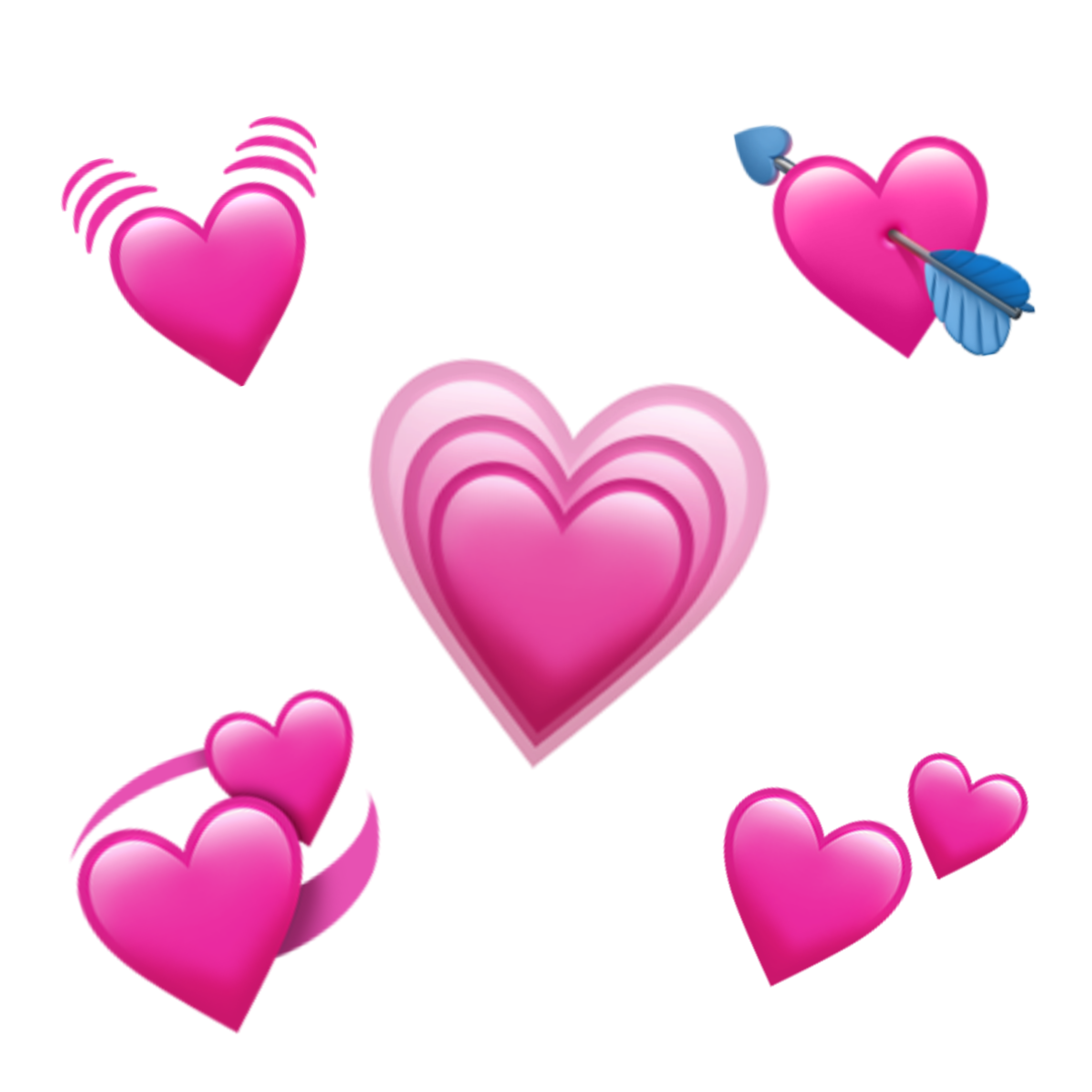 This visual is about сердечко сердце розовый emoji iphone freetoedit #серде...