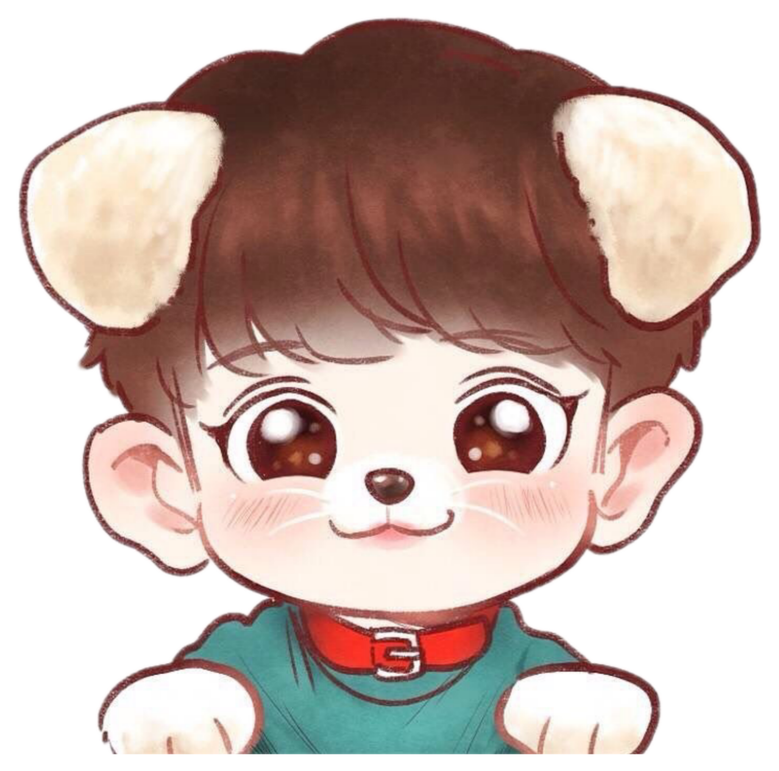  kpop  chibi  cute kawaii dog draw drawing exo 