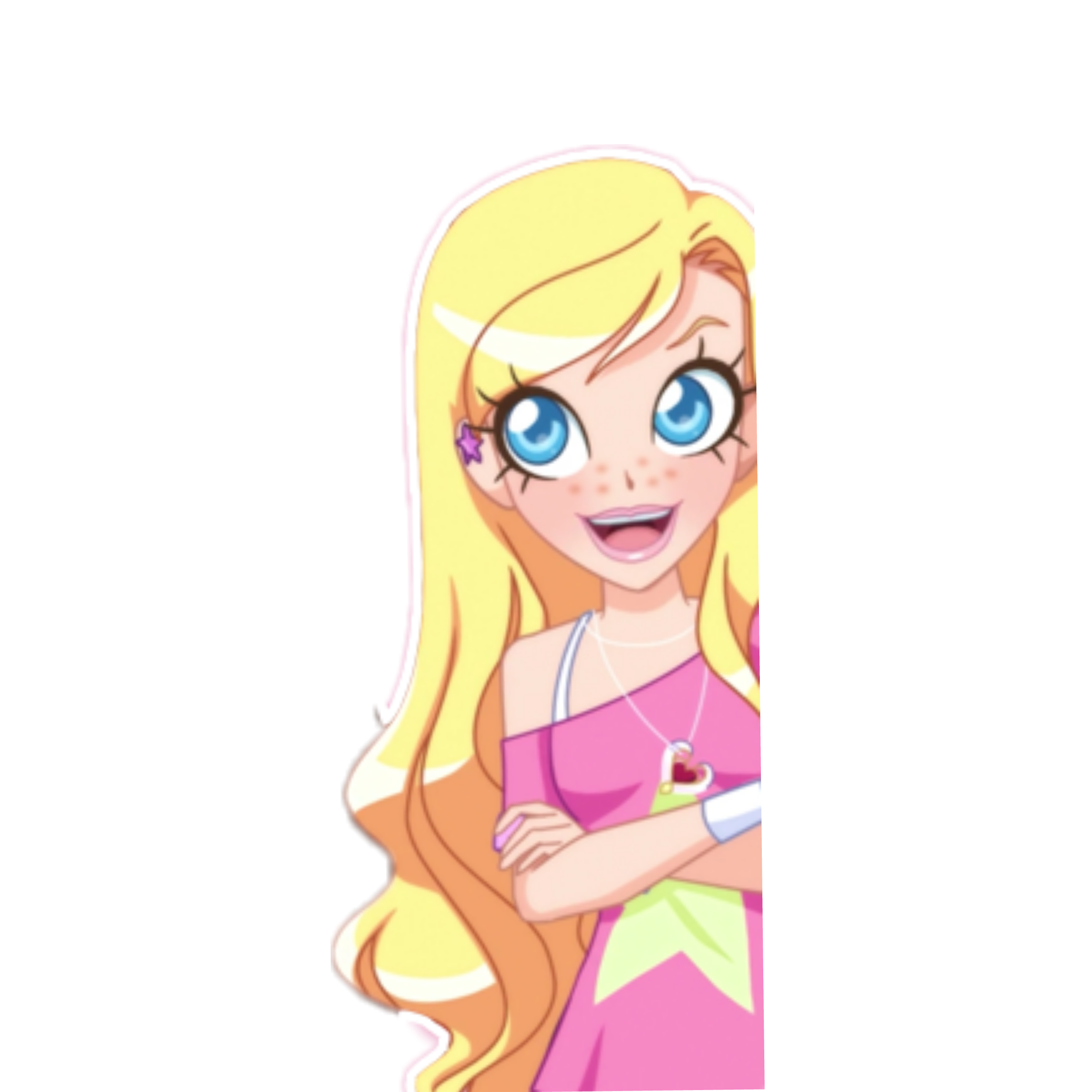 <b>lolirock</b> iris lolirockiris pink sticker by @lynaprincess.