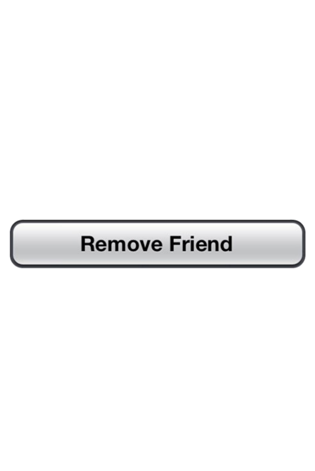 Friend removal button