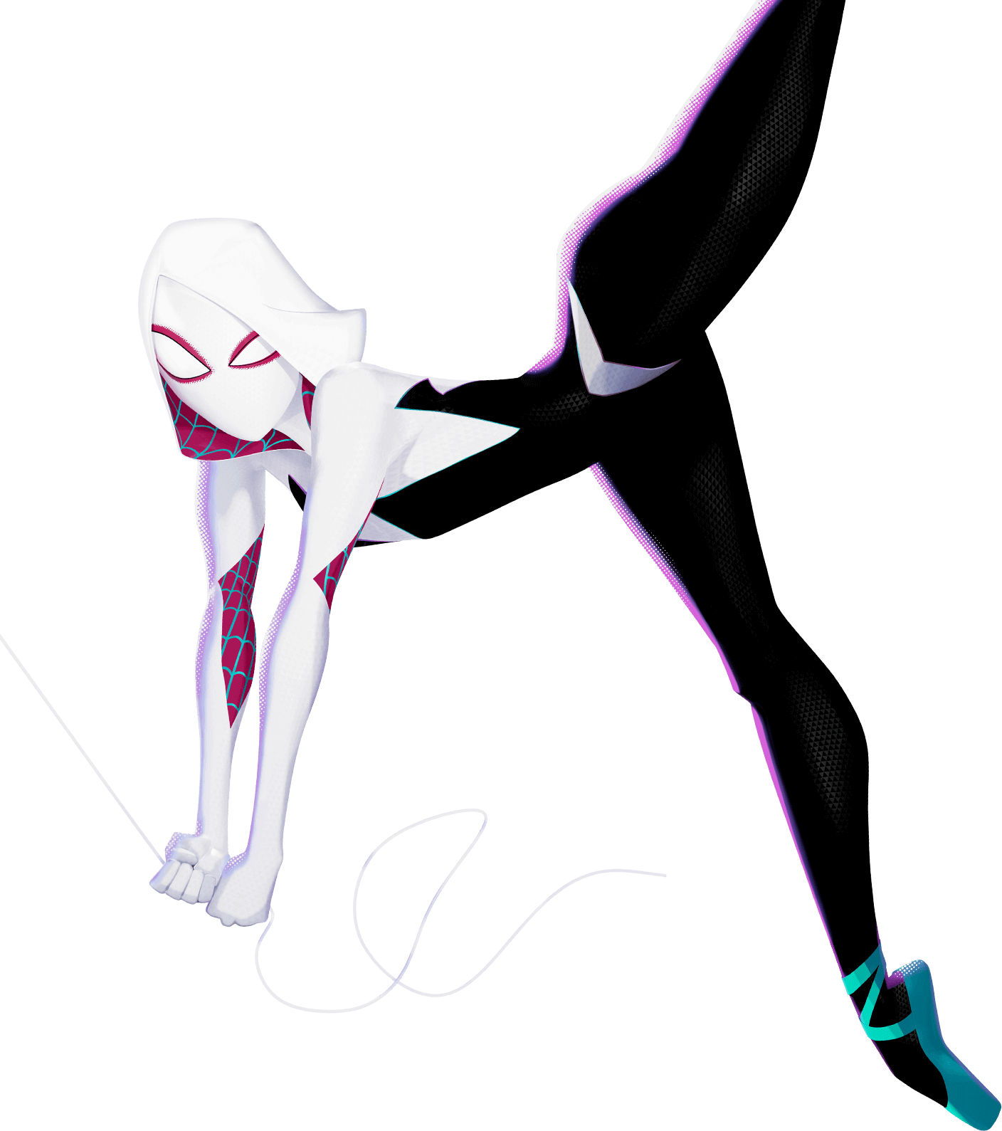 This visual is about spidergwen spidermanintospiderverse gwenstacy freetoed...