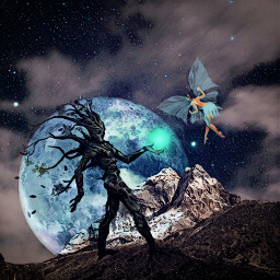 freetoedit imagination fantasy moon fairytale ircmarvelousandmajestic