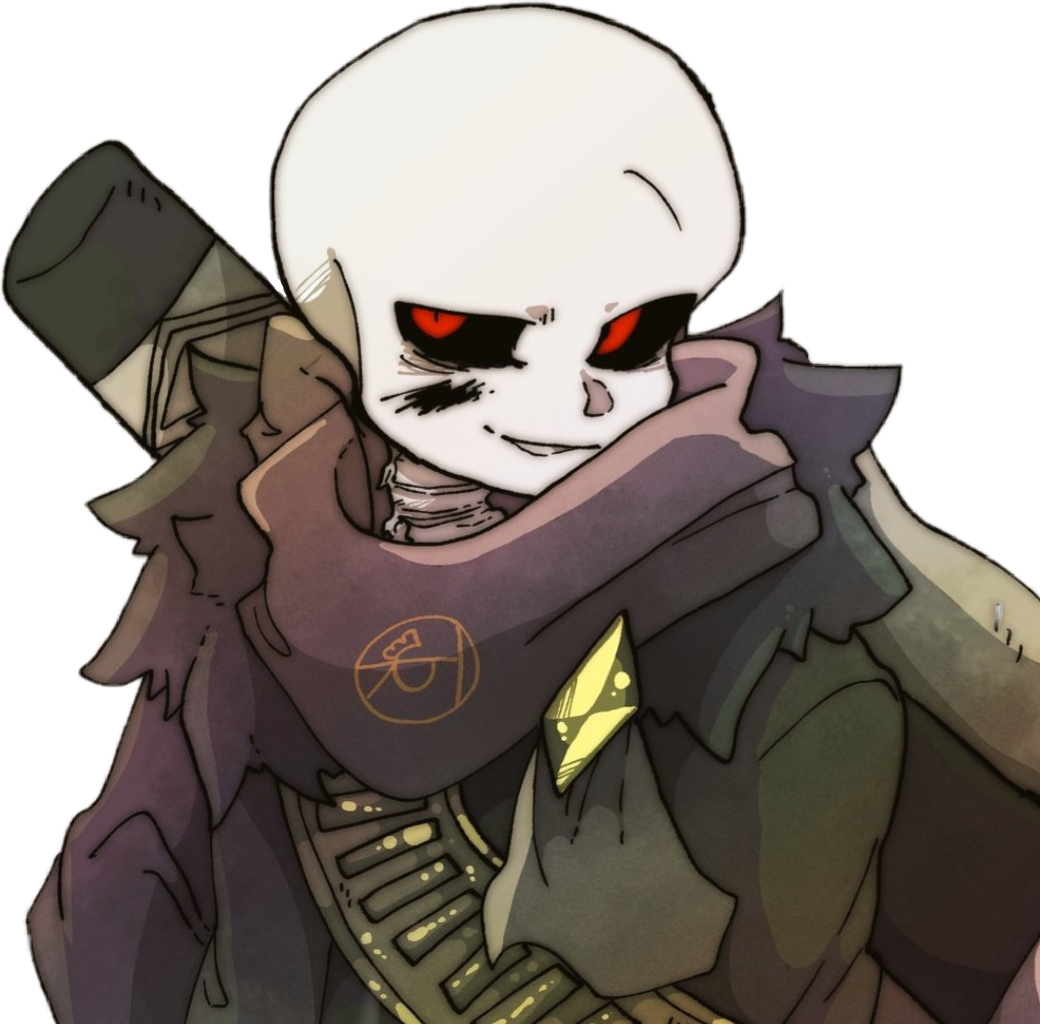 undertale inktale sans sticker by @sugarsugarcandy