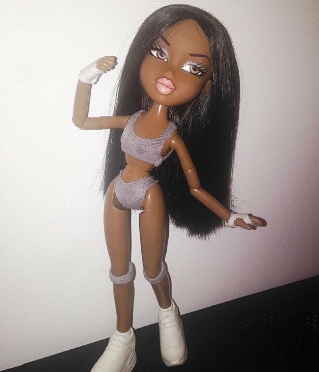 This visual is about freetoedit dolls bratz thankyounext 7rings #freetoedit...