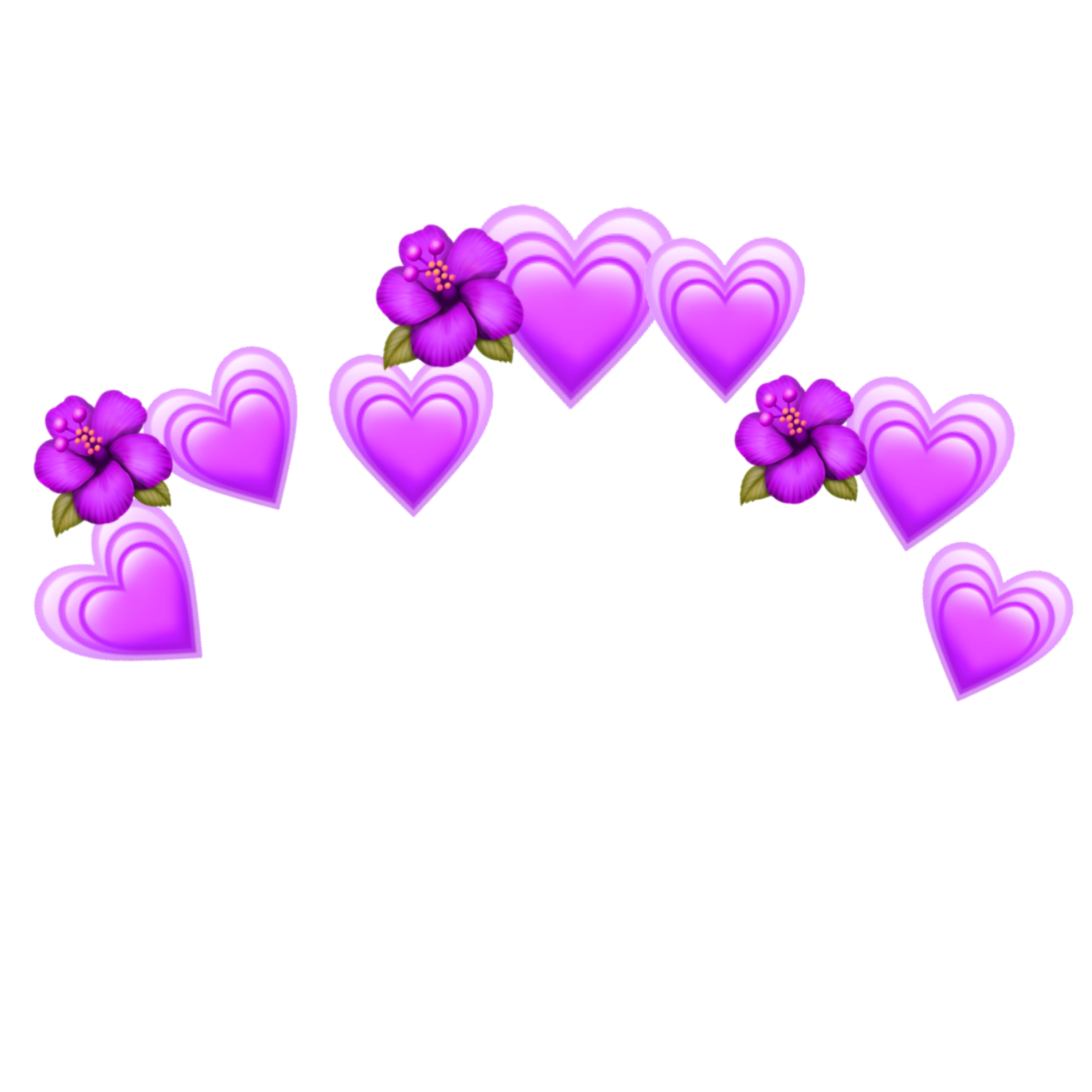 Kawaii Heart Hearts Crown Tumblr Emoji Emojis Sticker | My XXX Hot Girl