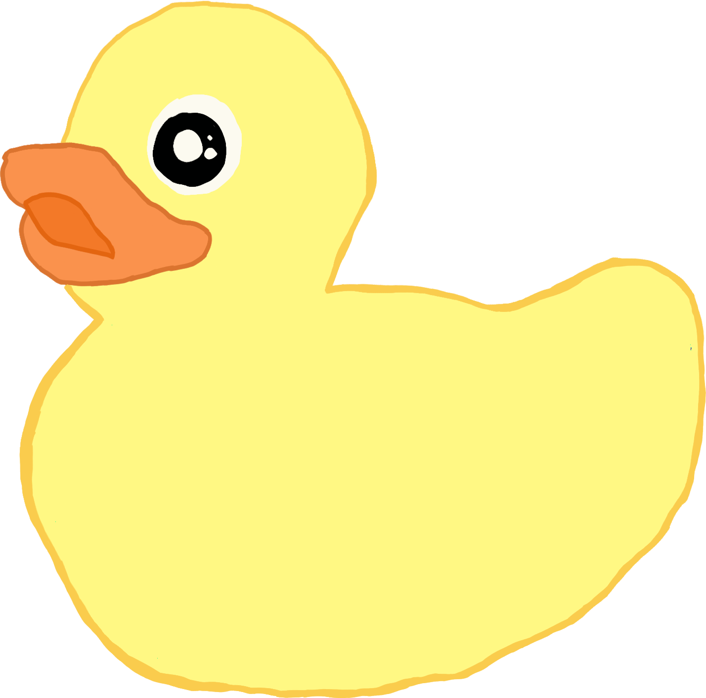 scduck duck rubberduck rubber sticker by @sparklingsquid