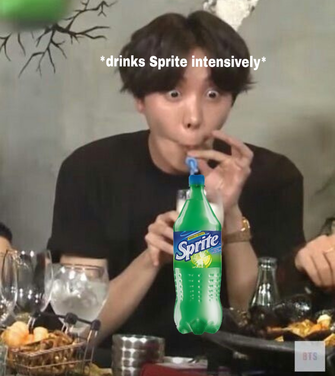  hobi sprite  bts meme Image by chaeyoung