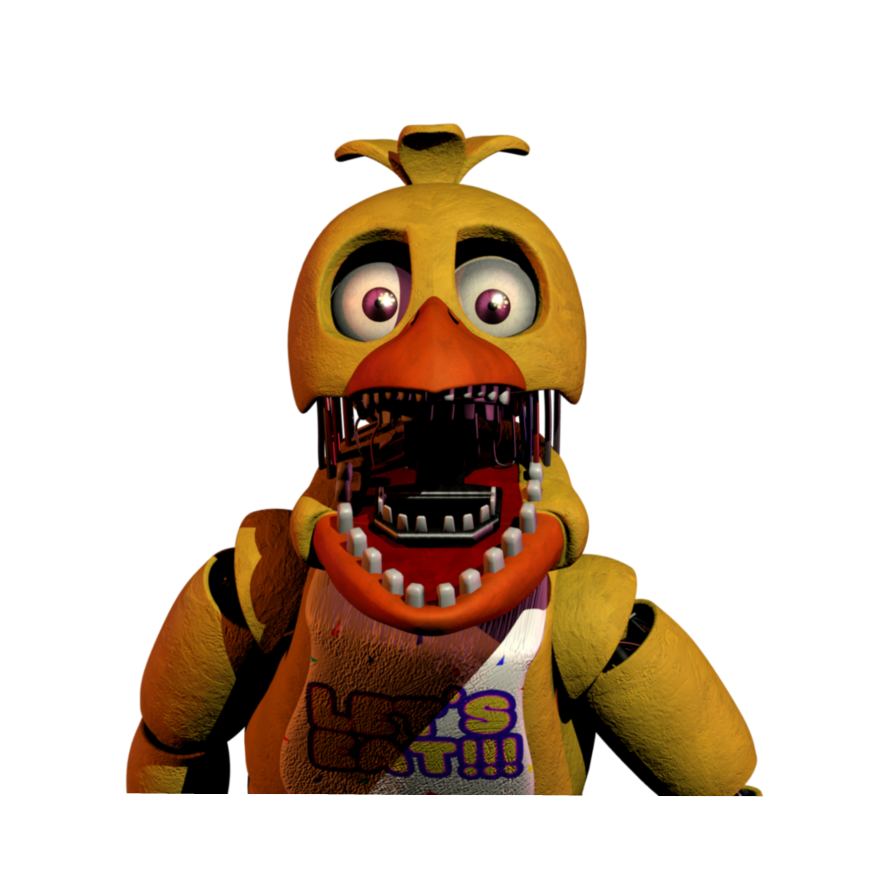 Fnaf withered chica. Олд чика. Unwithered чика. Unwithered чика ФНАФ. Олд чика из ФНАФ 2.