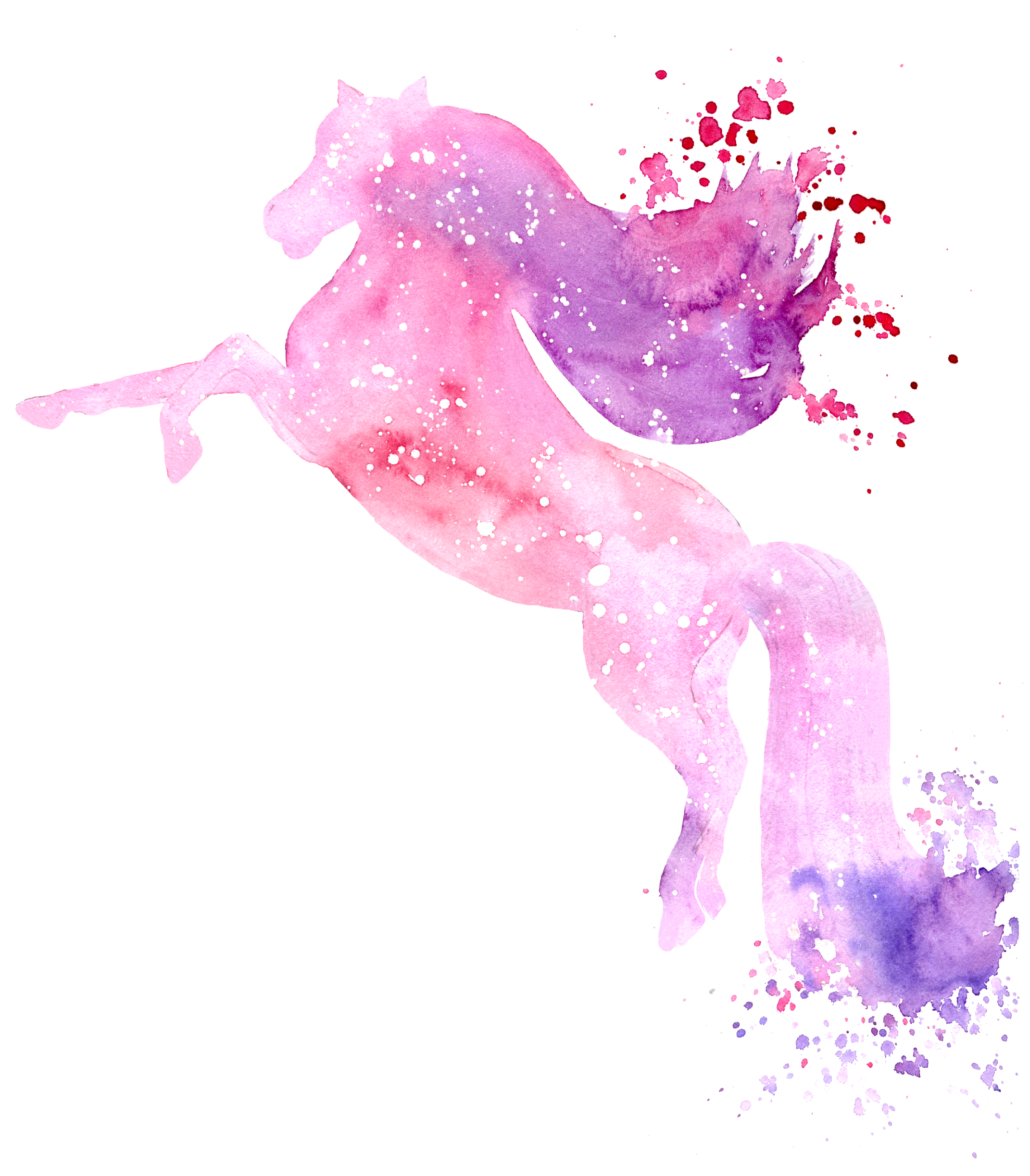 Download freetoedit ftestickers watercolor unicorn pink decorati...