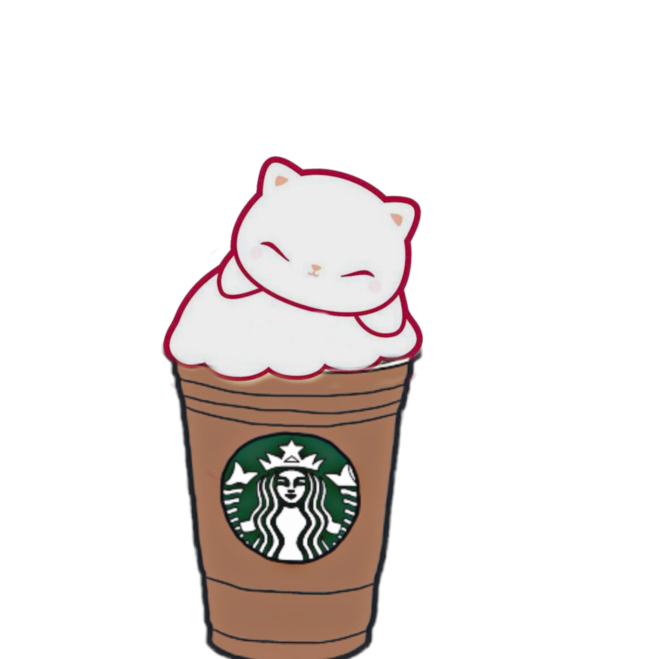 Cat Kawaii Catkawaii Kawaiicat Starbucks Kawaiistarbucks | My XXX Hot Girl