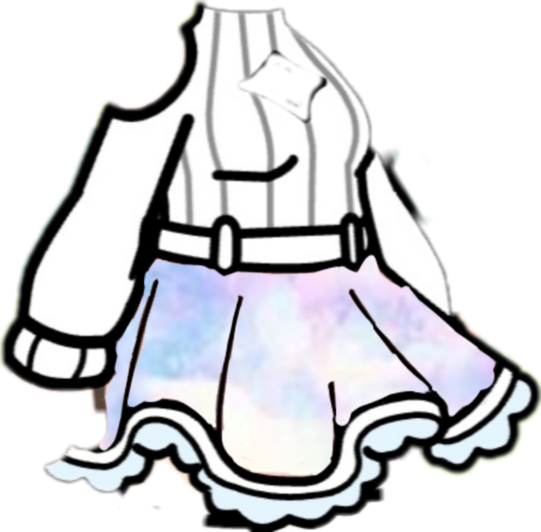 Gacha Gachalife Clothes Gachaclothes Sticker By Duck Alina