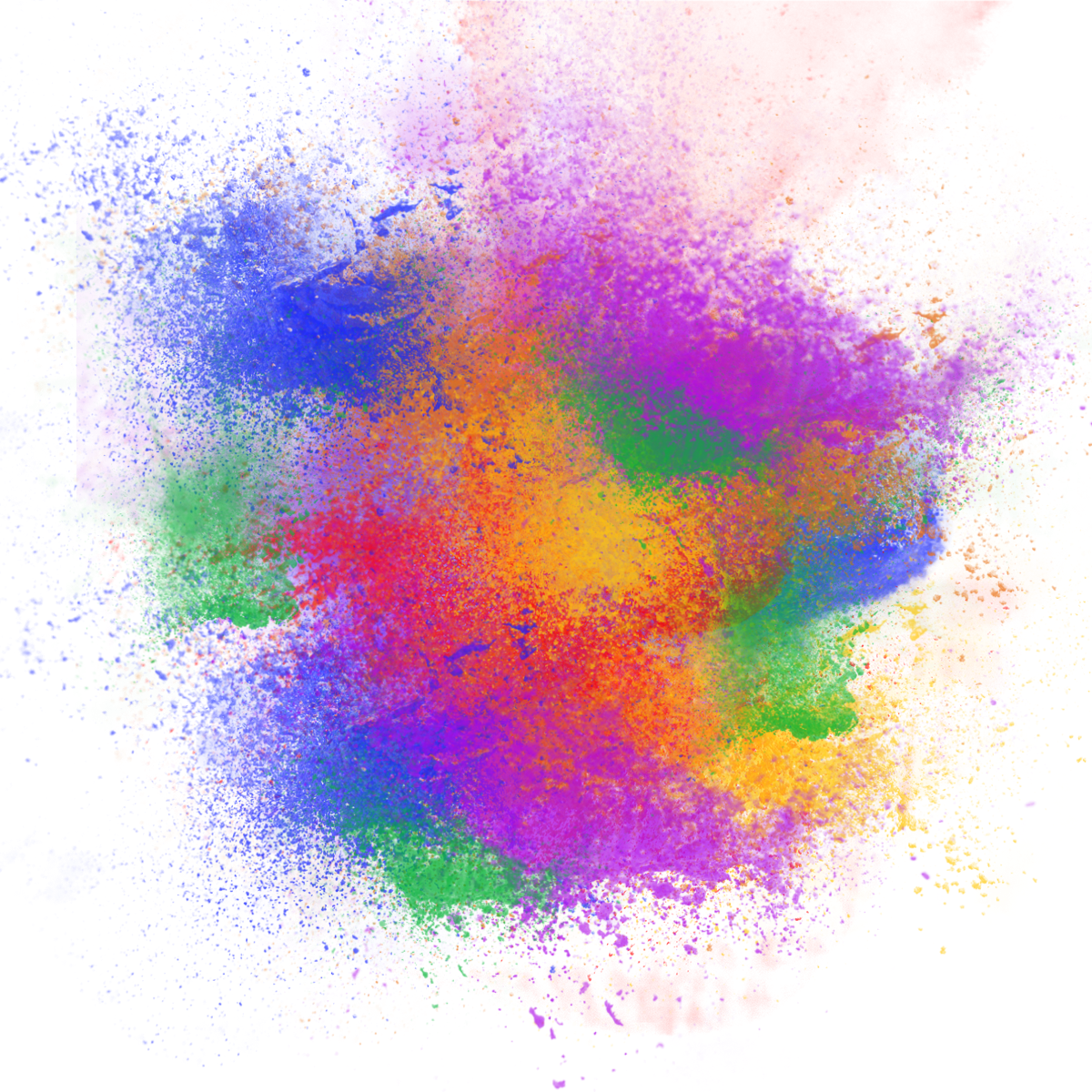Paint прозрачный фон картинки. Взрыв красок. Цветные брызги. Взрыв красок на белом фоне. Цветной порошок на белом фоне.