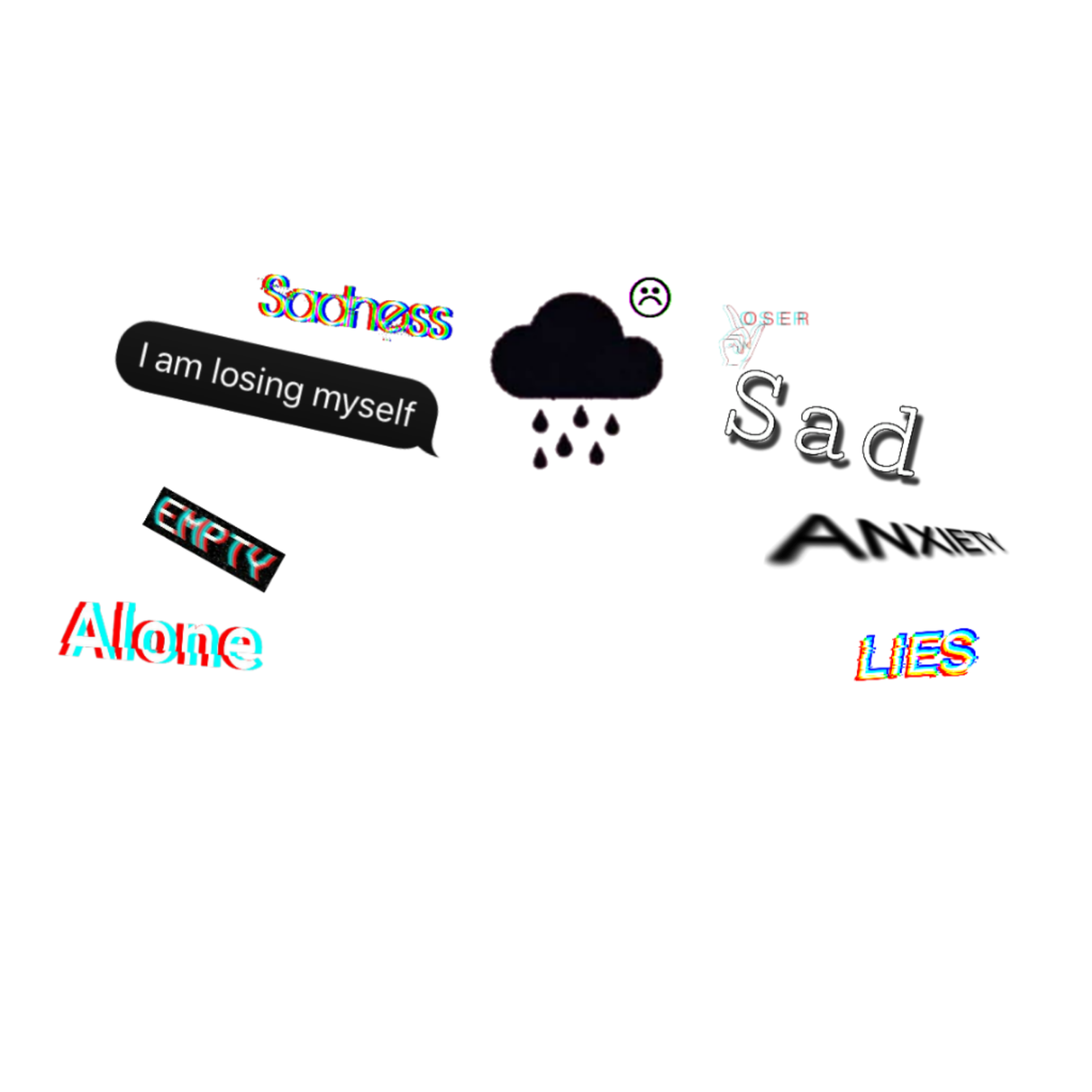 Sad Sadboy Sadlife Sadness Sadgirl Sticker By Vloggerii15 7415