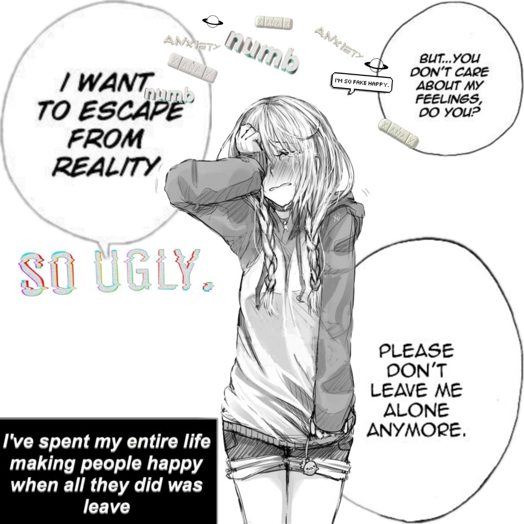 Anime Sad Fake Smile Quotes