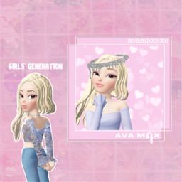 avamax fan zepeto collage pink