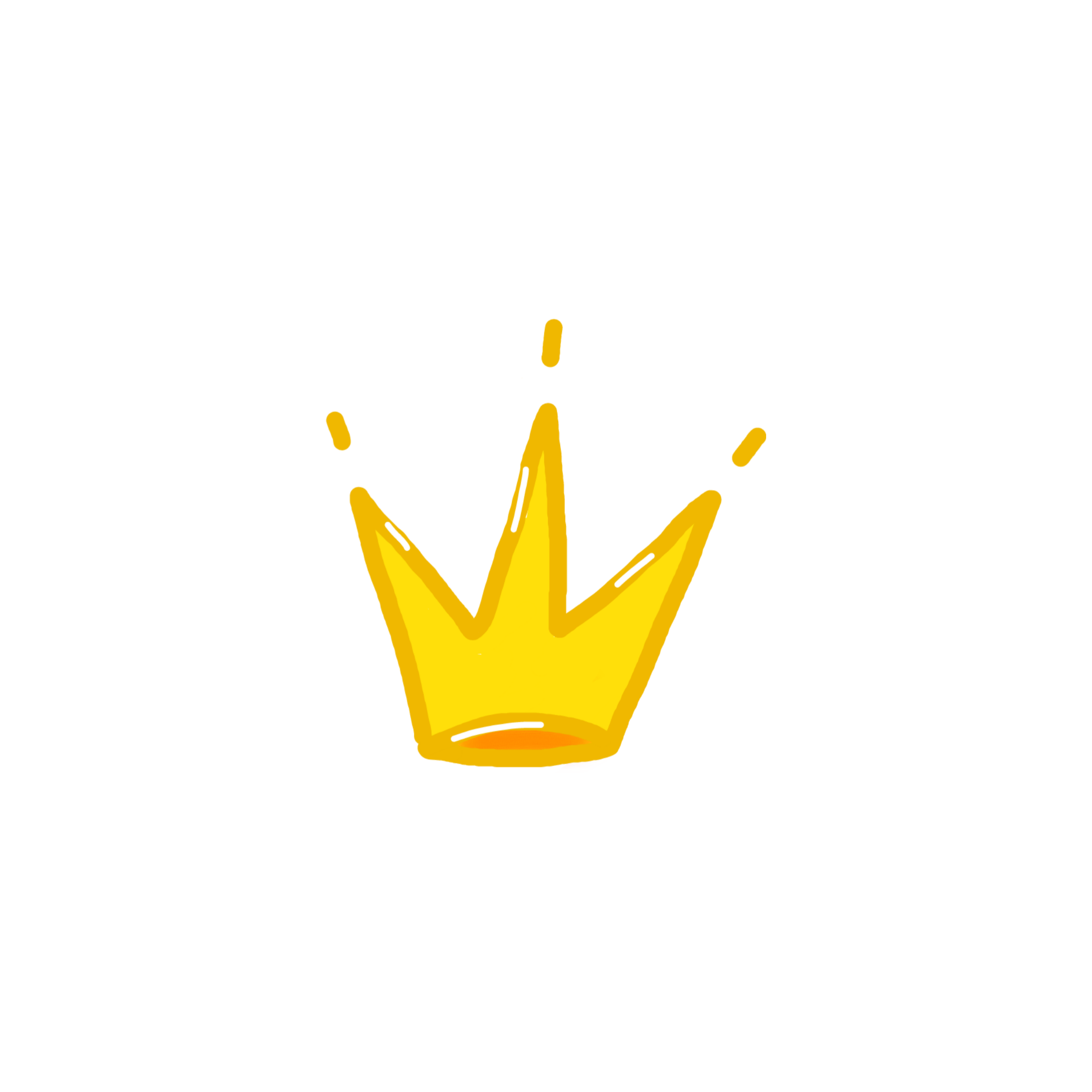 Корона желтая 20. Черно желтая корона на прозрачном фоне с подсветкой. Logo with a Yellow Crown r_l_x.