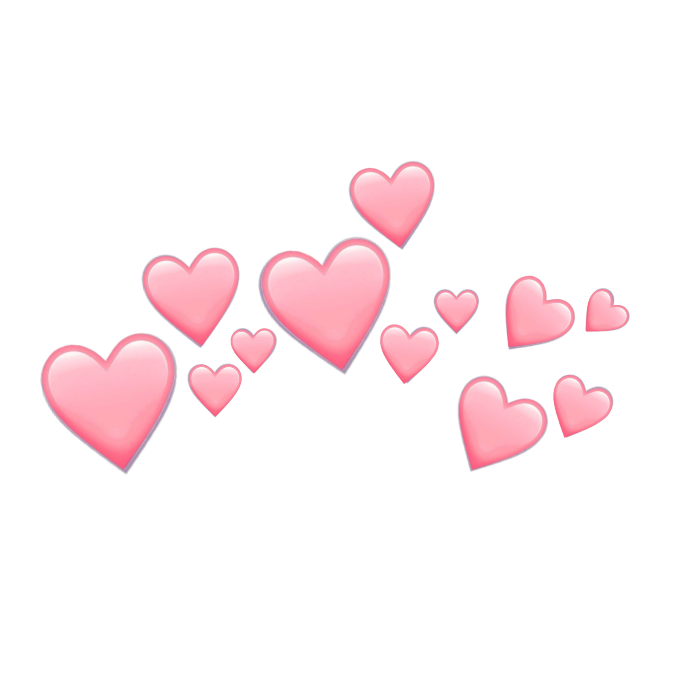 Freetoedit Pink Hearts Heart Pinkemoji Sticker By Snmyart