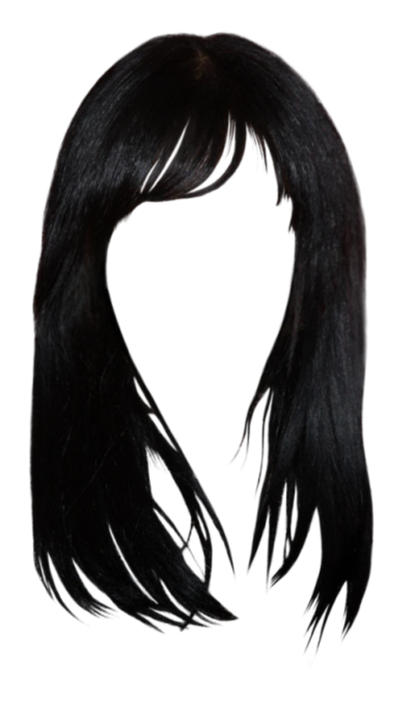 wig hair black freetoedit #wig sticker by @ionabondlopez