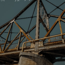 bridge trussbridge girderbridge water iron freetoedit