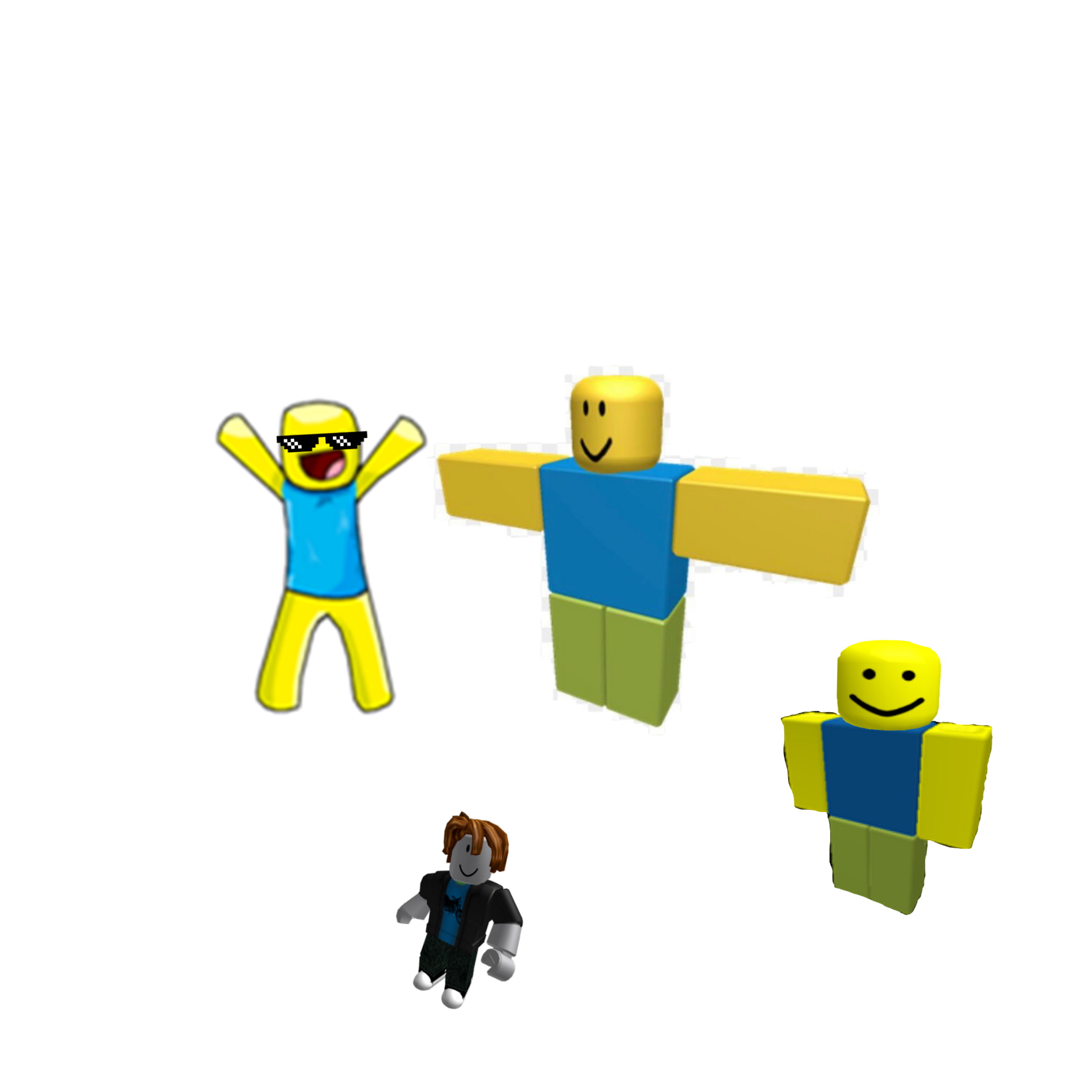 Roblox Freetoedit Roblox Noobs Sticker By Kanovako216