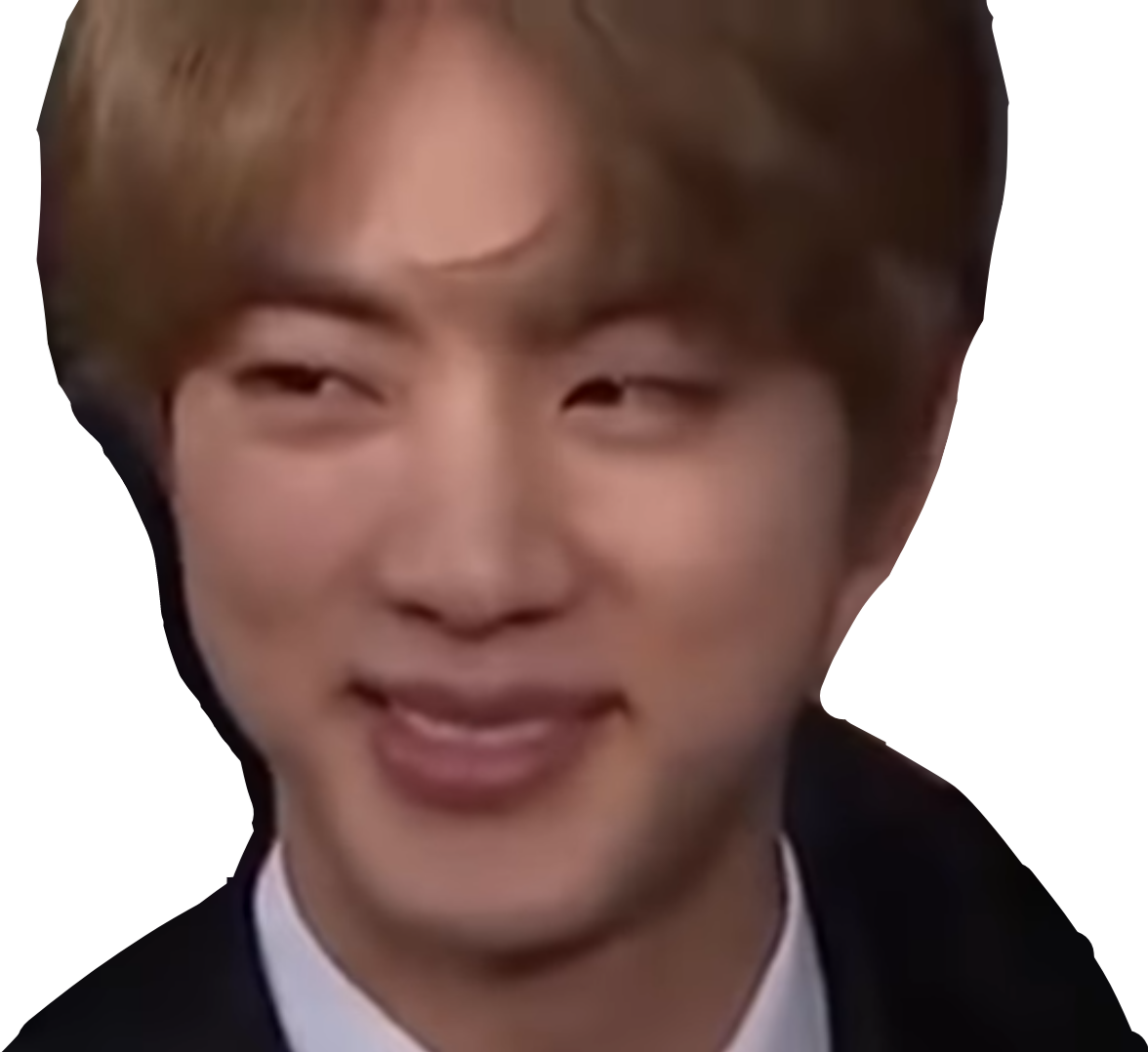 kpop bts jin meme memeface sticker by @chinita_soft_uwu