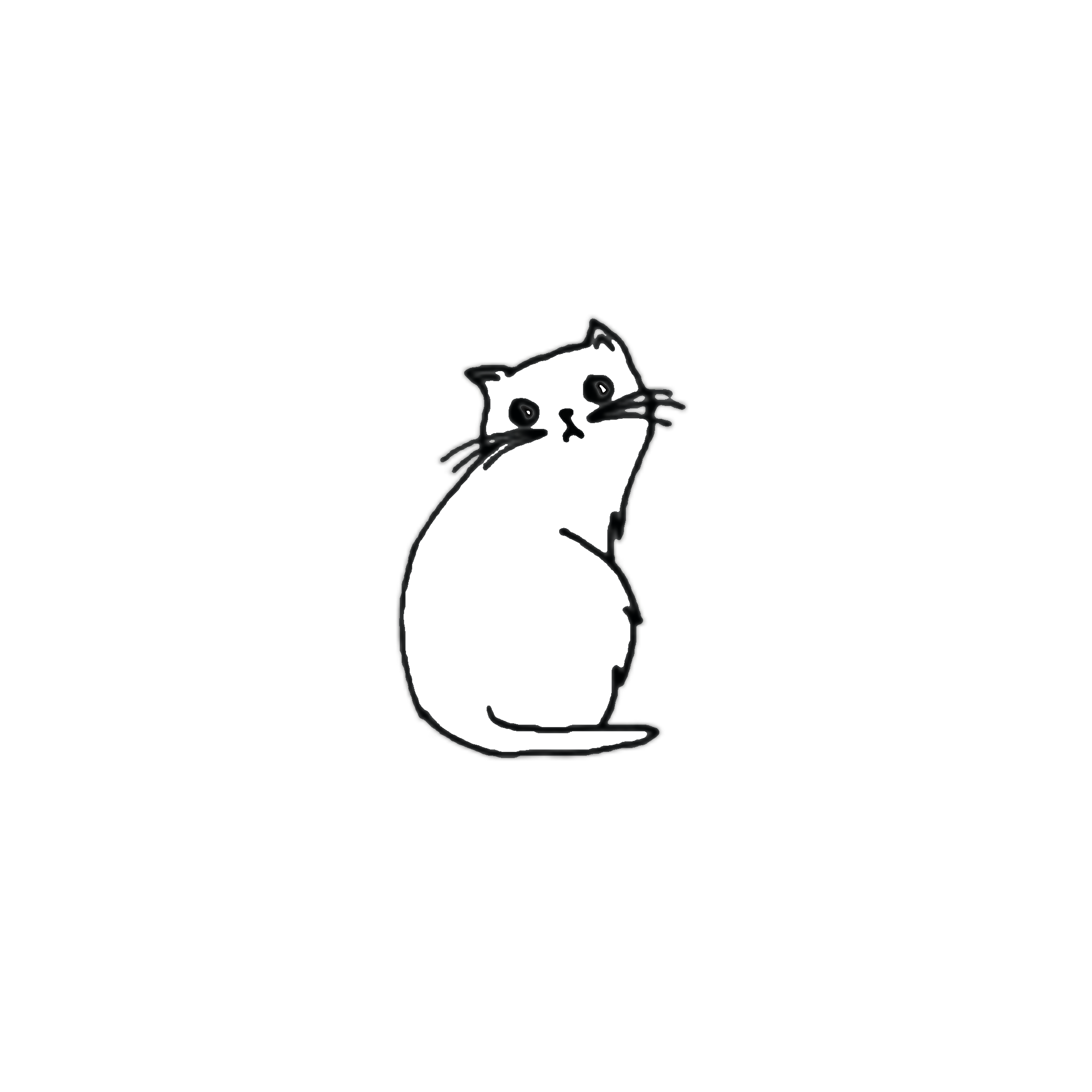 cat animal whitecat love sticker by @classic_alien