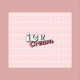 freetoedit icecream pink art
