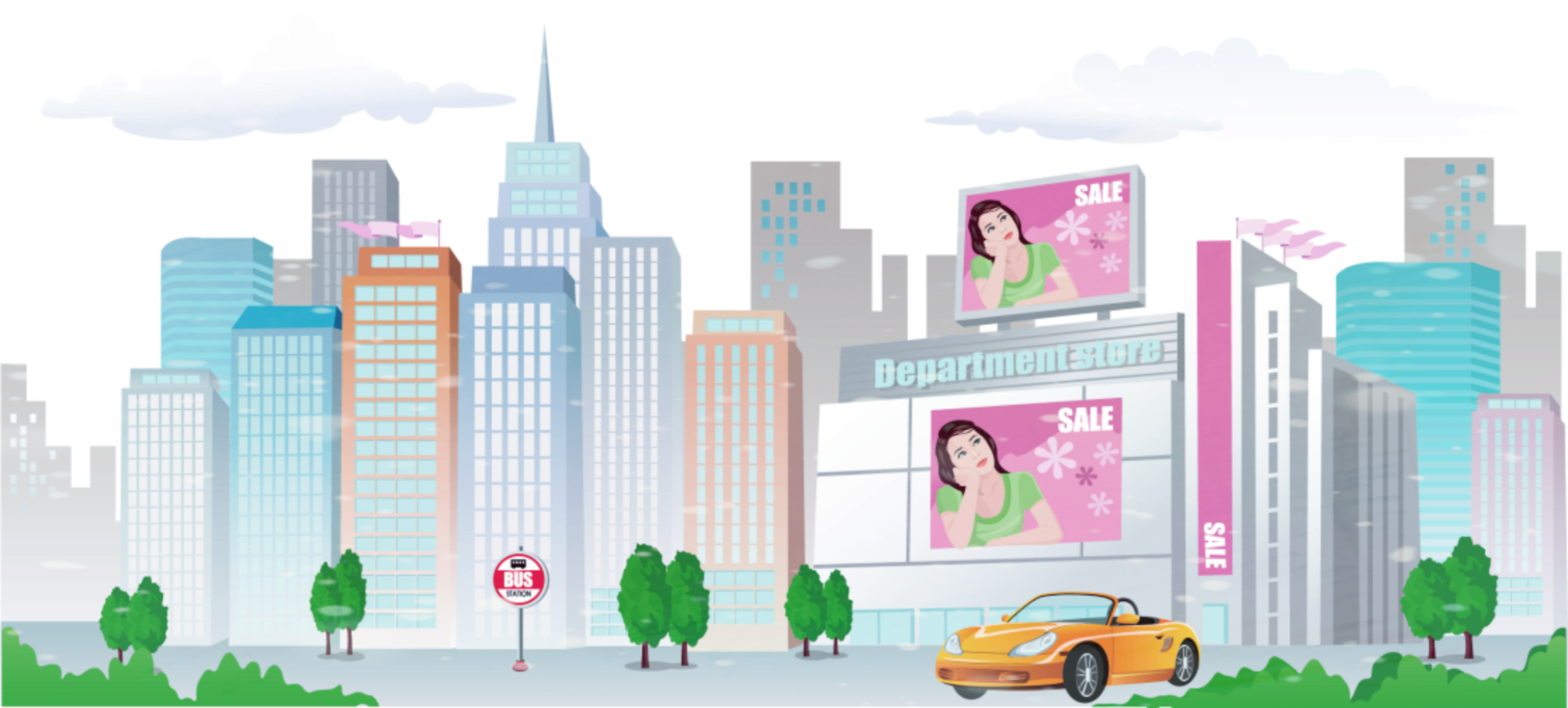 ftestickers clipart cartoon city citylife sticker by @pann70