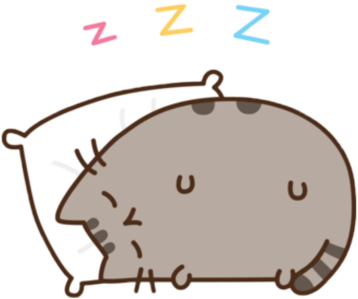 Pusheen Sleeping Transparent Png Stickpng Images | Sexiz Pix