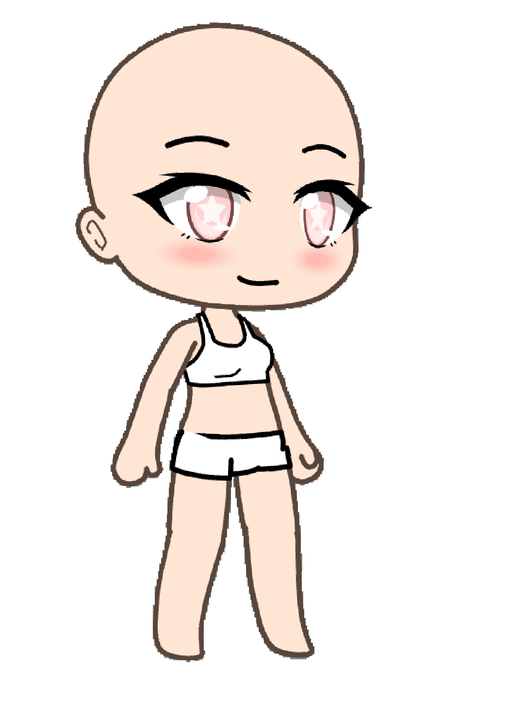 Plain Gacha Body - Gacha Life Body With Clothes | Bodrumwasuma