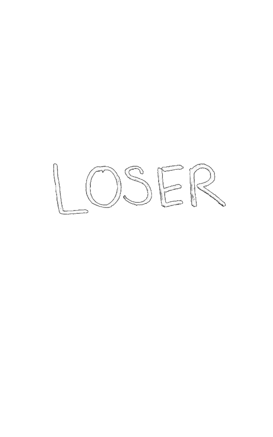 loser text freetoedit #loser #text sticker by @bluexxoo
