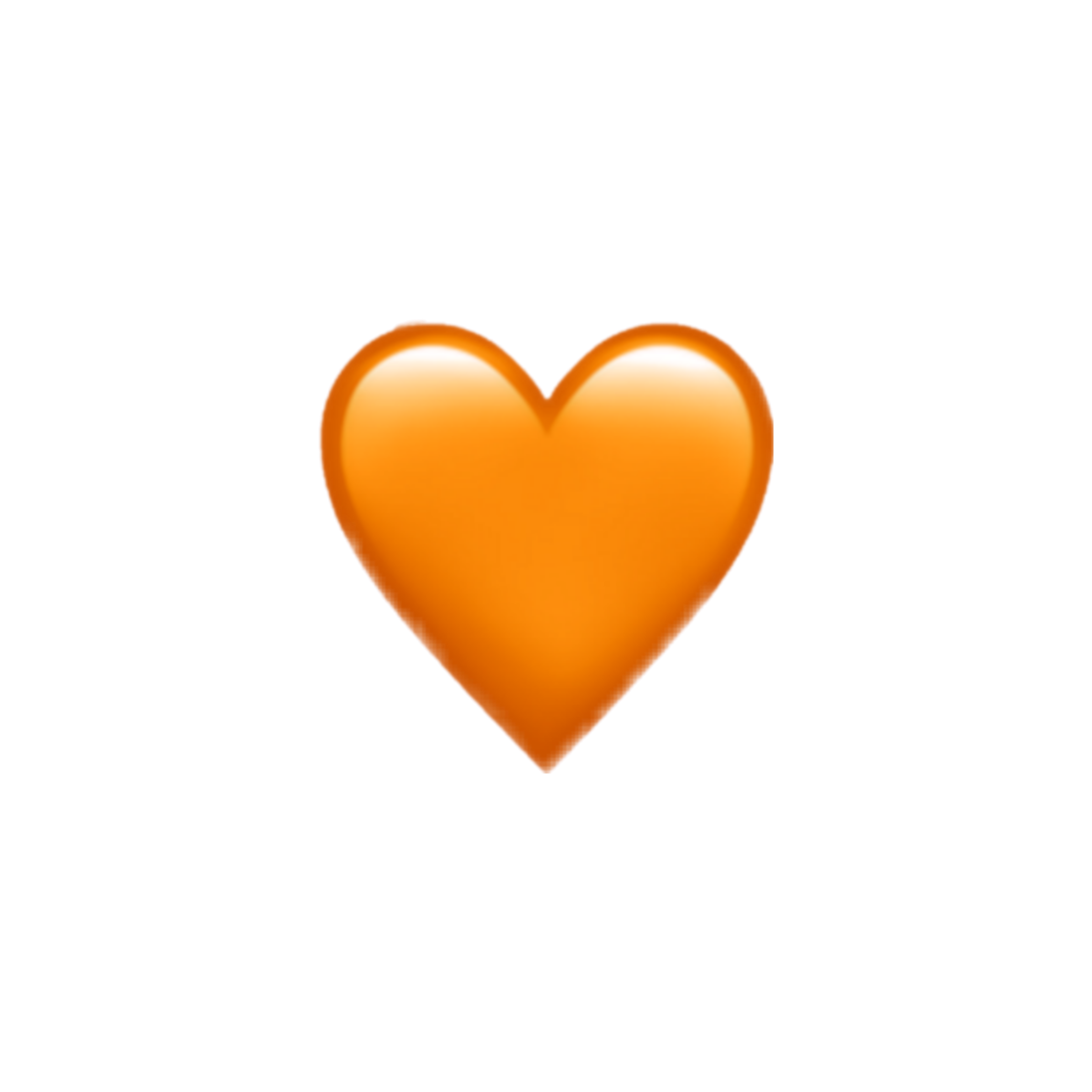 freetoedit-heart-emoji-iphone-orange-sticker-by-miacass