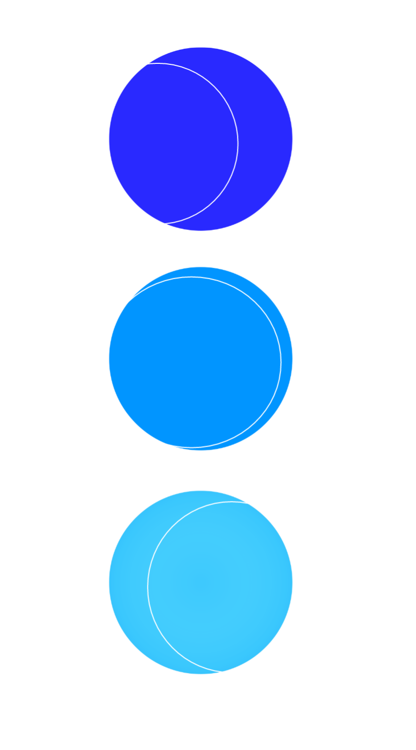 freetoedit circle aesthetic blue sticker by @_fuckmylife