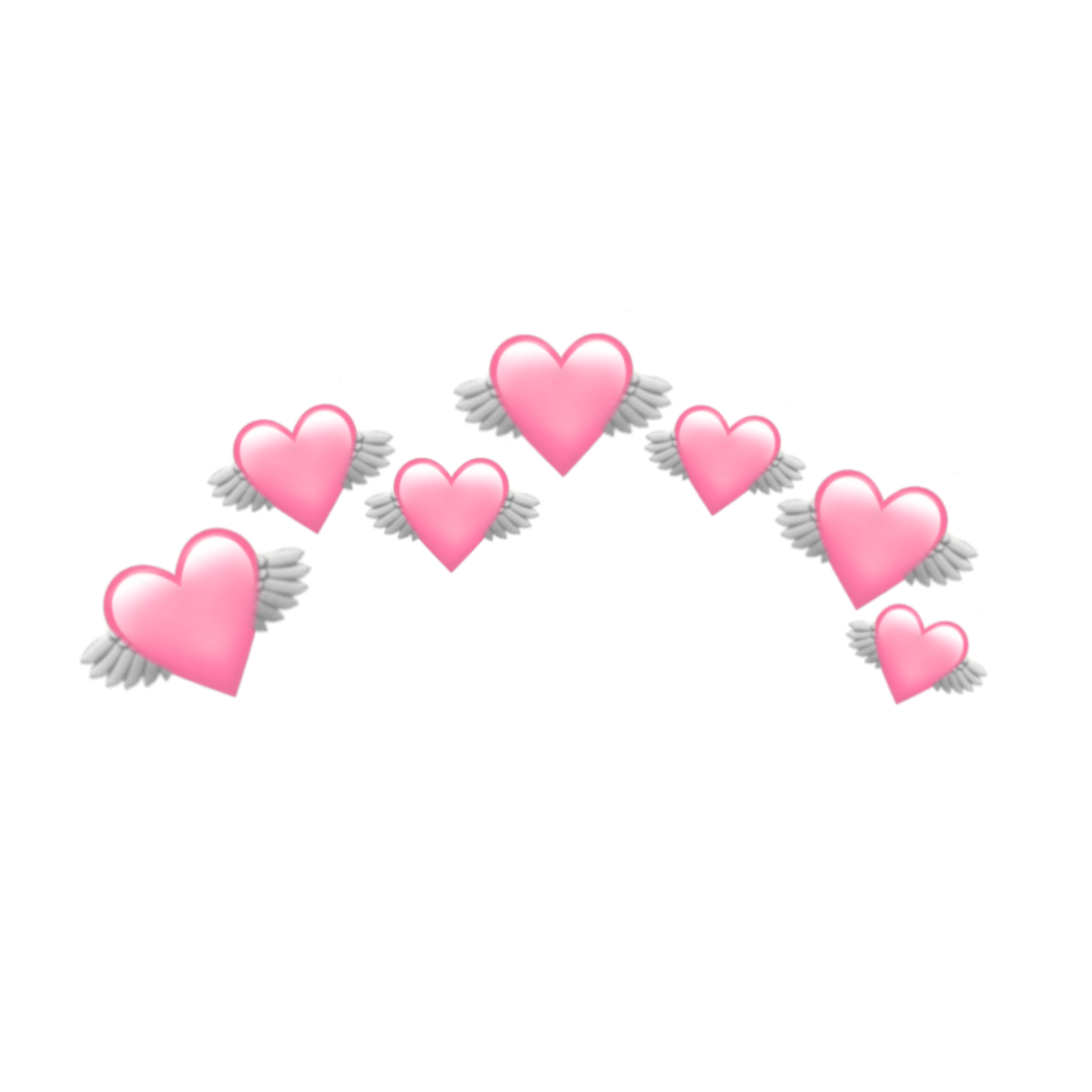heart pink pastel pinkpastel pastelcolor emoji crown...