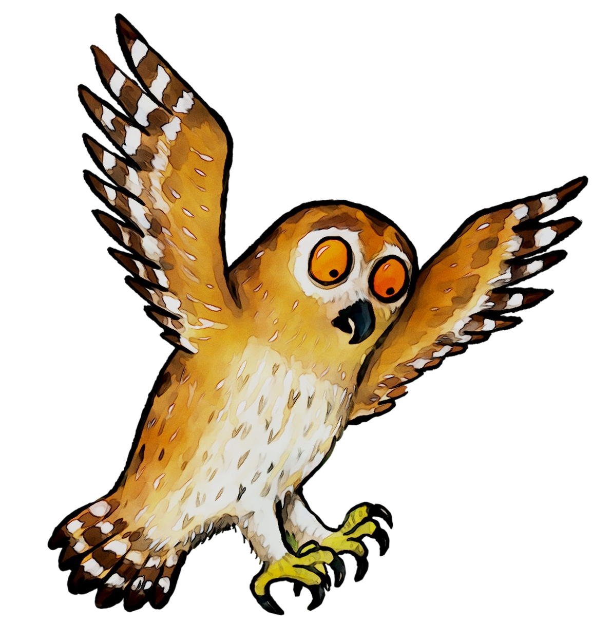 gruffalo owl - Sticker by zoeshah