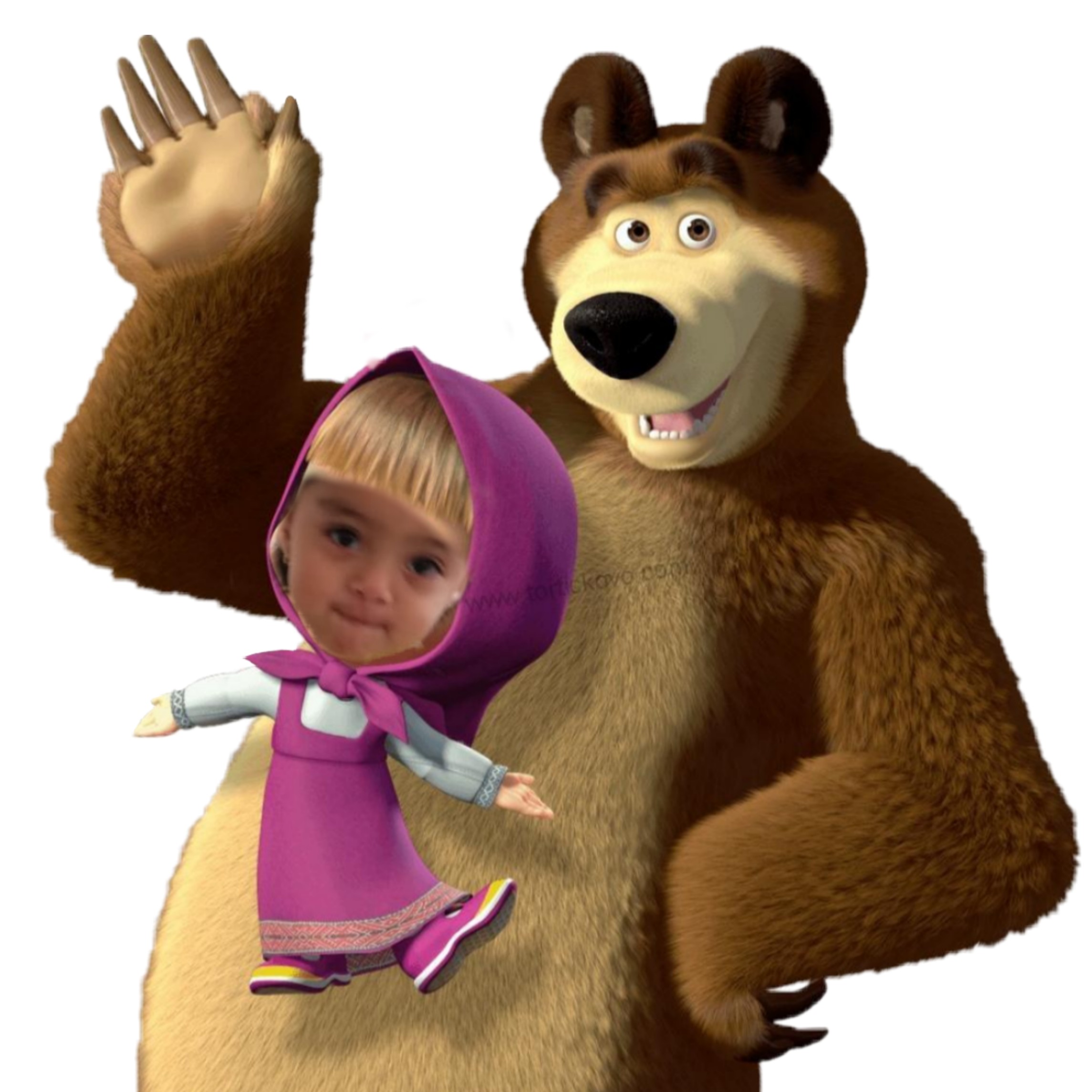Медведь с мультфильма Маша и медведь
