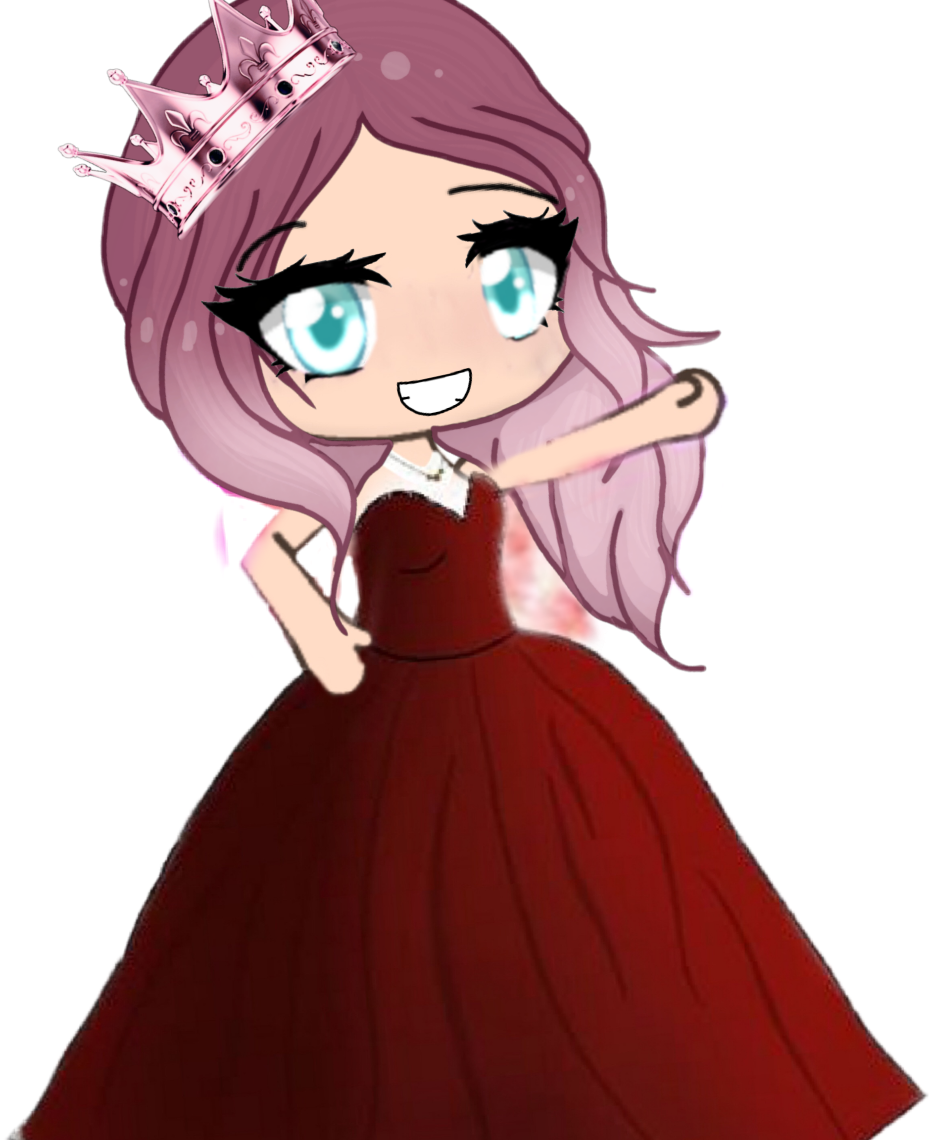 gacha queen cutebeatufull freetoedit sticker by katythecat
