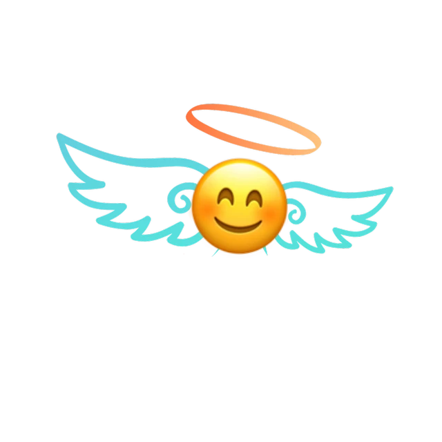 emoji wings halo angel Sticker by Tarvernator4life