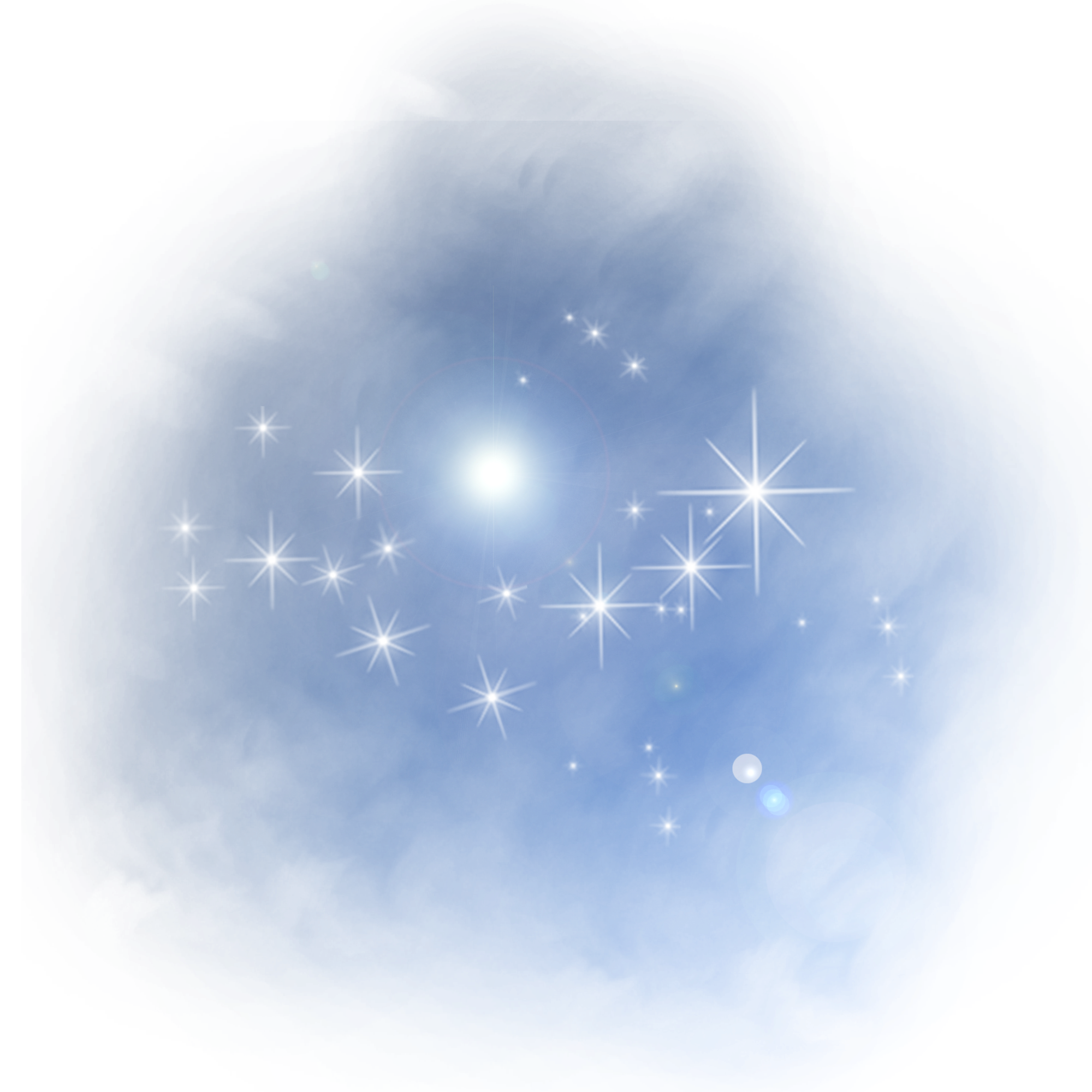 ftestickers sky space stars starlight luminous blue whi...