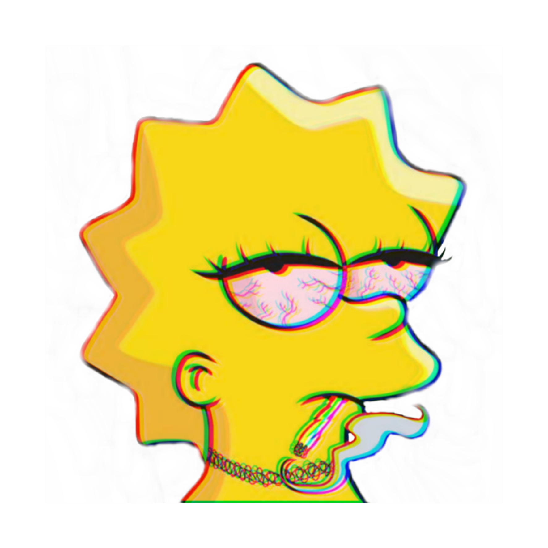 lisasimpson lisaedit lisaedits sticker by @hashamenssty82